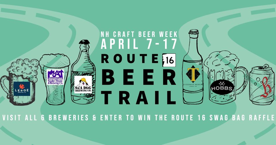 Rt 16 Beer Trail NH Craft Beer Week Edition NHBA