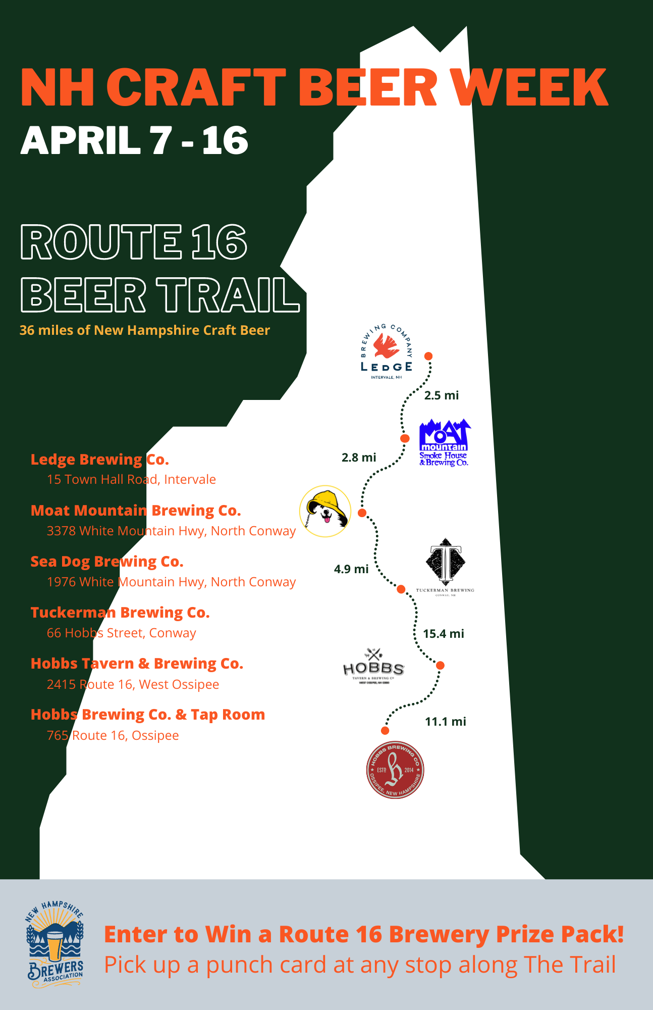 Rt 16 Beer Trail 2022 NHBA